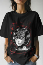 Junji Ito – Uzumaki Spirale (Kirie Goshima) T-shirt Unisexe