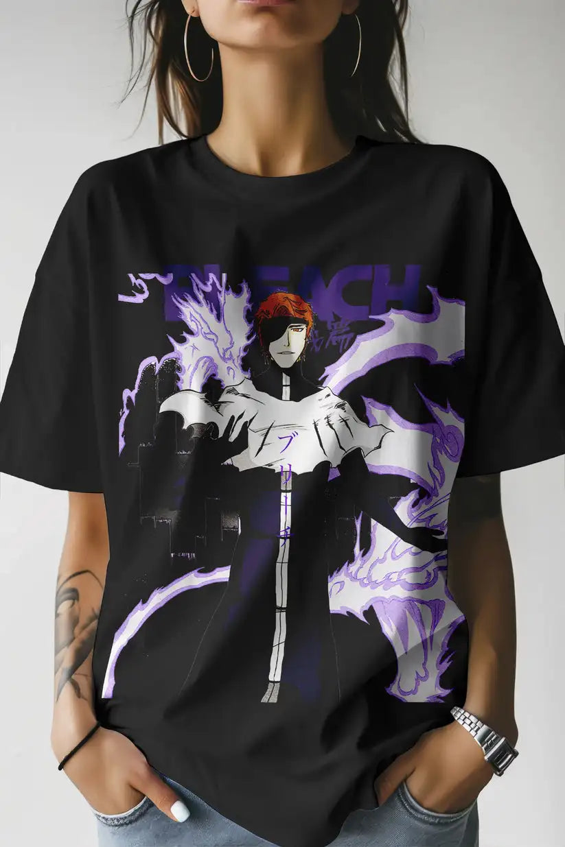 Bleach – Aizen Sosuke T-shirt Unisexe