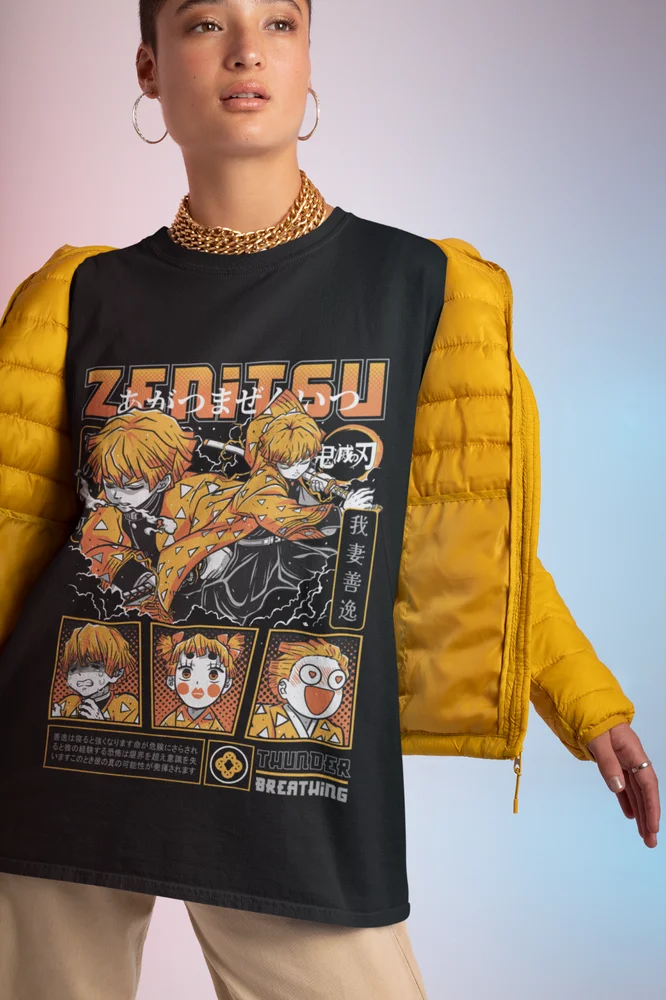 Demon Slayer – Agatsuma Zenitsu T-shirt Unisexe