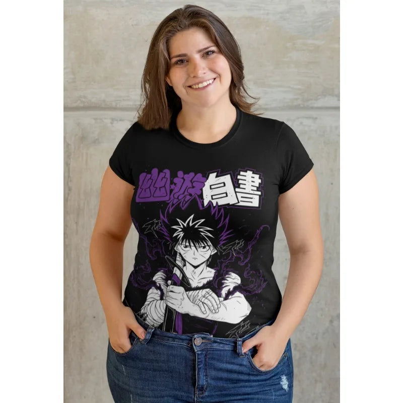 Yu Yu Hakusho – Hiei, Kuwabara, Kurama & Yusuke T-shirt Unisexe