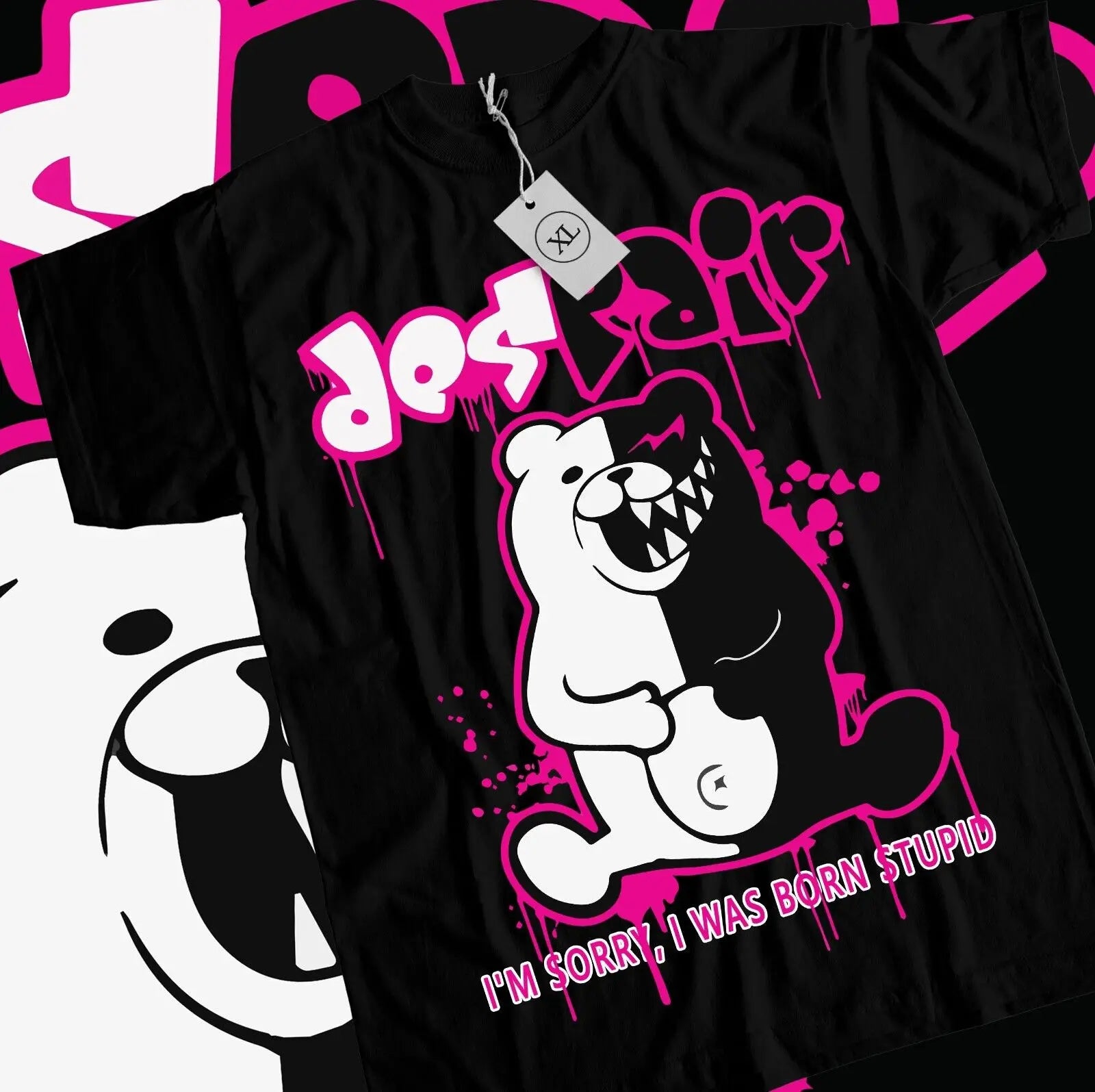 Danganronpa – Junko & Monokuma Despair T-shirt Unisexe