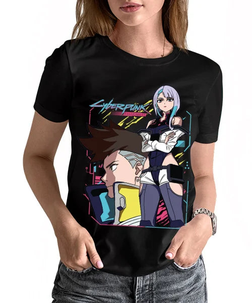 Cyberpunk: Edgerunners – Lucy & David Martinez T-shirt Unisexe