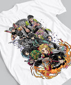 Demon Slayer – Piliers & Ex-Piliers en Combat T-shirt Unisexe
