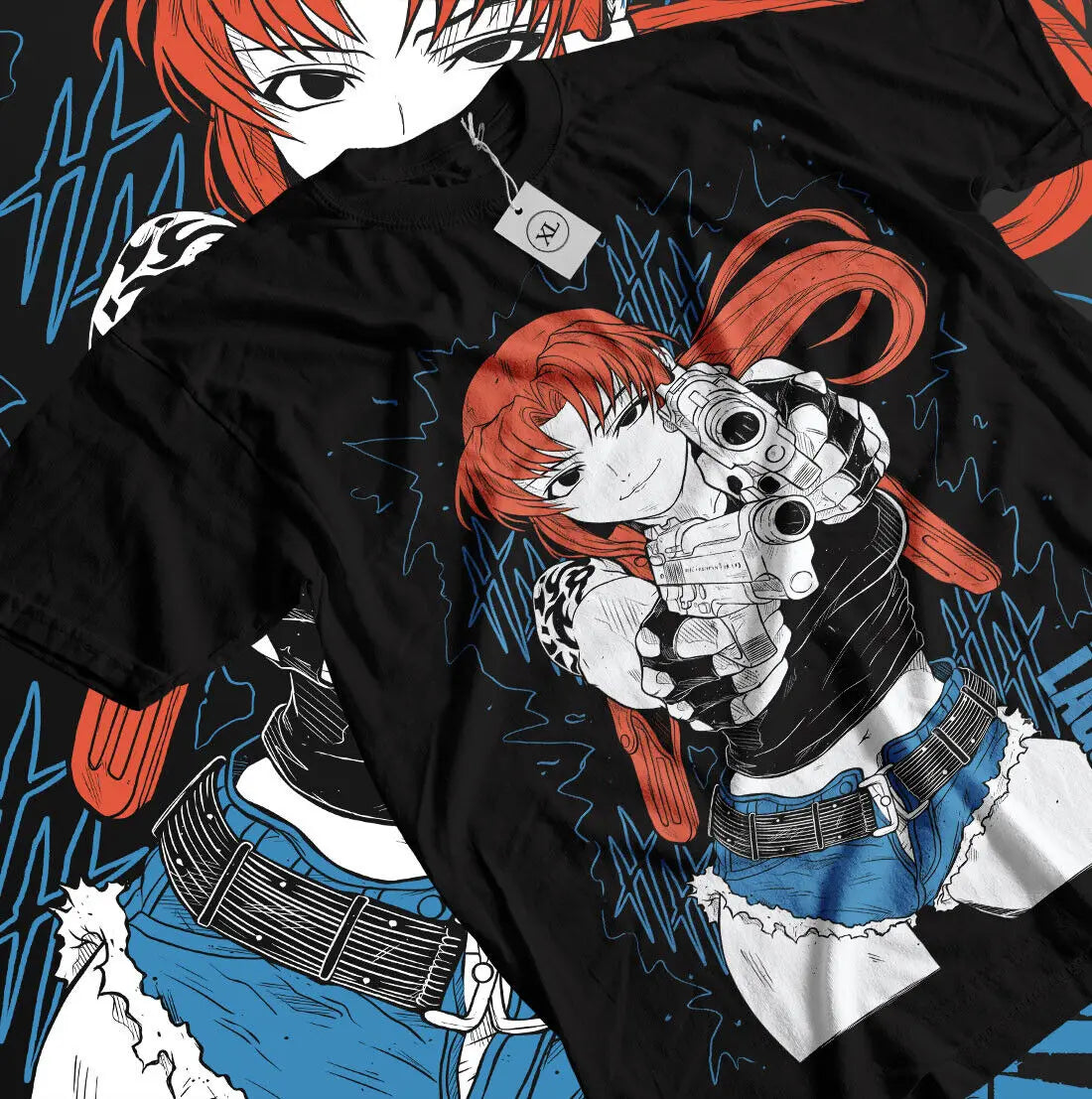 Black Lagoon – Revy T-shirt Unisexe
