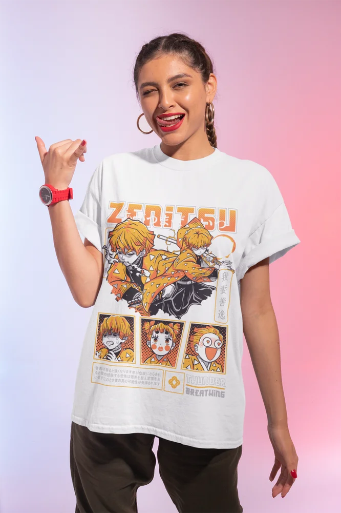 Demon Slayer – Agatsuma Zenitsu T-shirt Unisexe