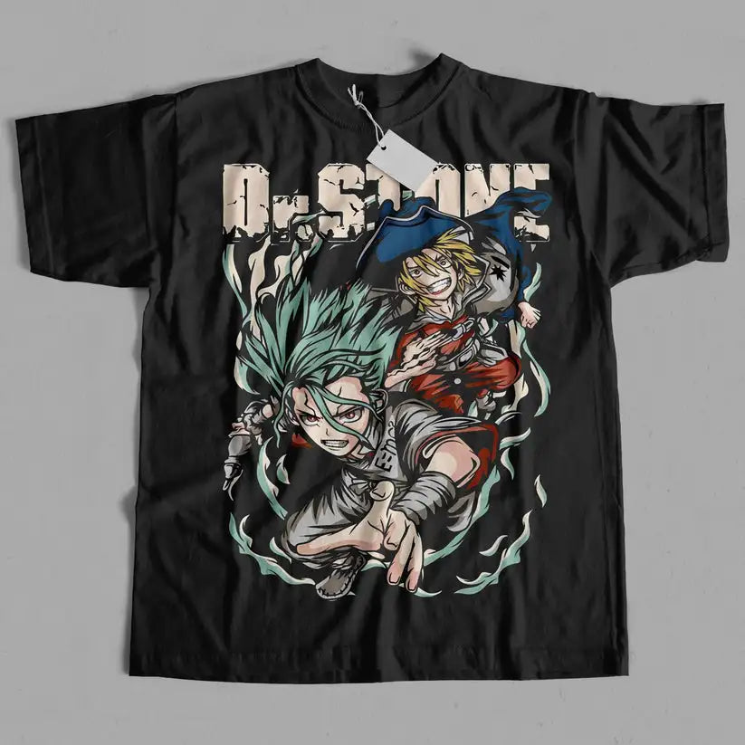 Dr. Stone – Senku Ishigami & Ryusui Nanami T-shirt Unisexe