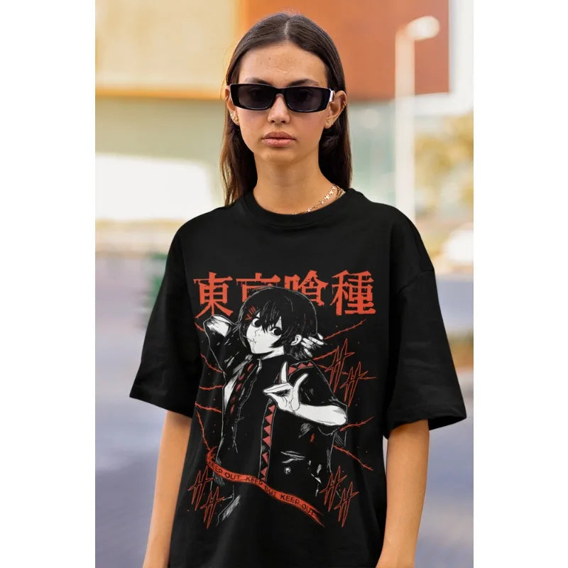 Tokyo Ghoul – Juzo Suzuya & Touka Kirishima T-shirt Unisexe