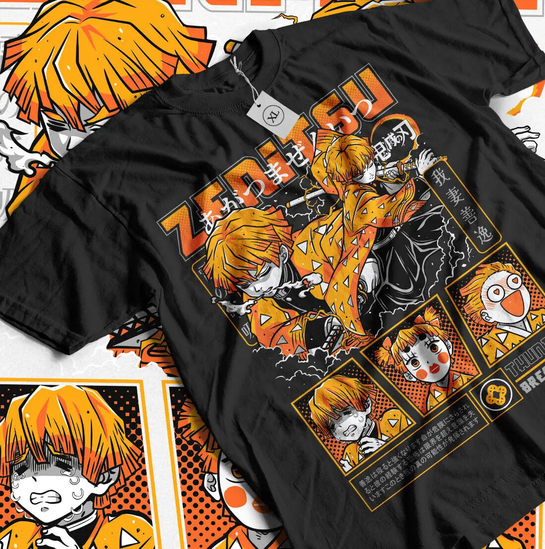 Demon Slayer – Agatsuma Zenitsu T-shirt Unisexe