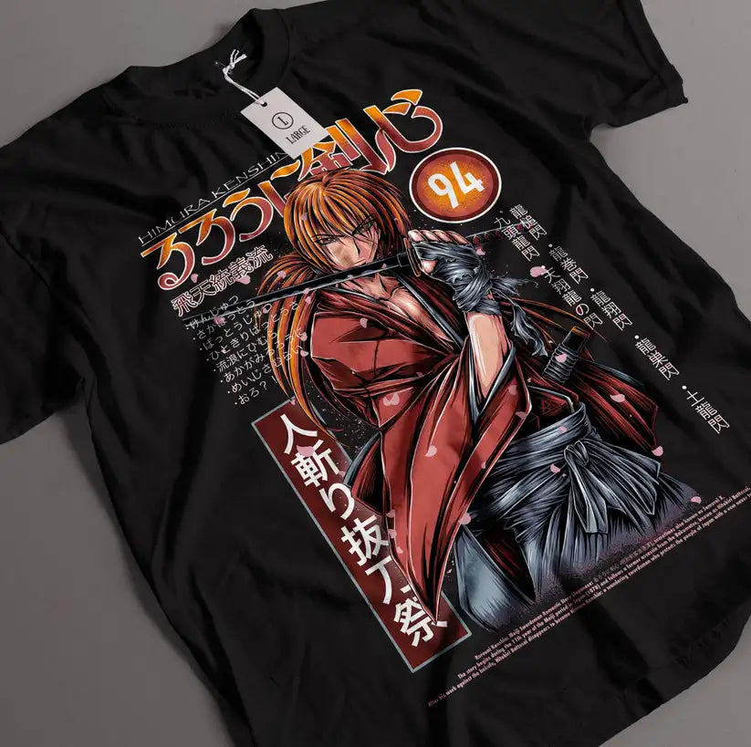Rurouni Kenshin – Himura Kenshin T-shirt Unisexe