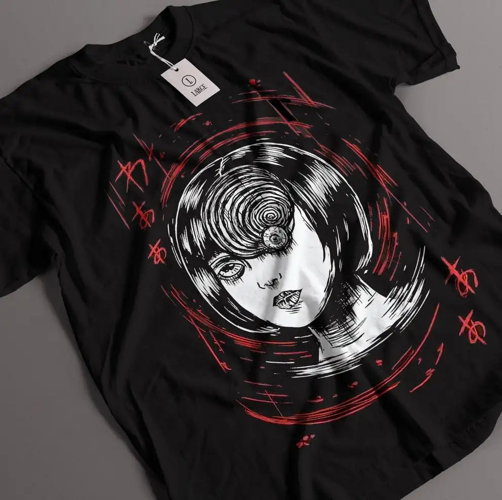 Junji Ito – Uzumaki Spirale (Kirie Goshima) T-shirt Unisexe