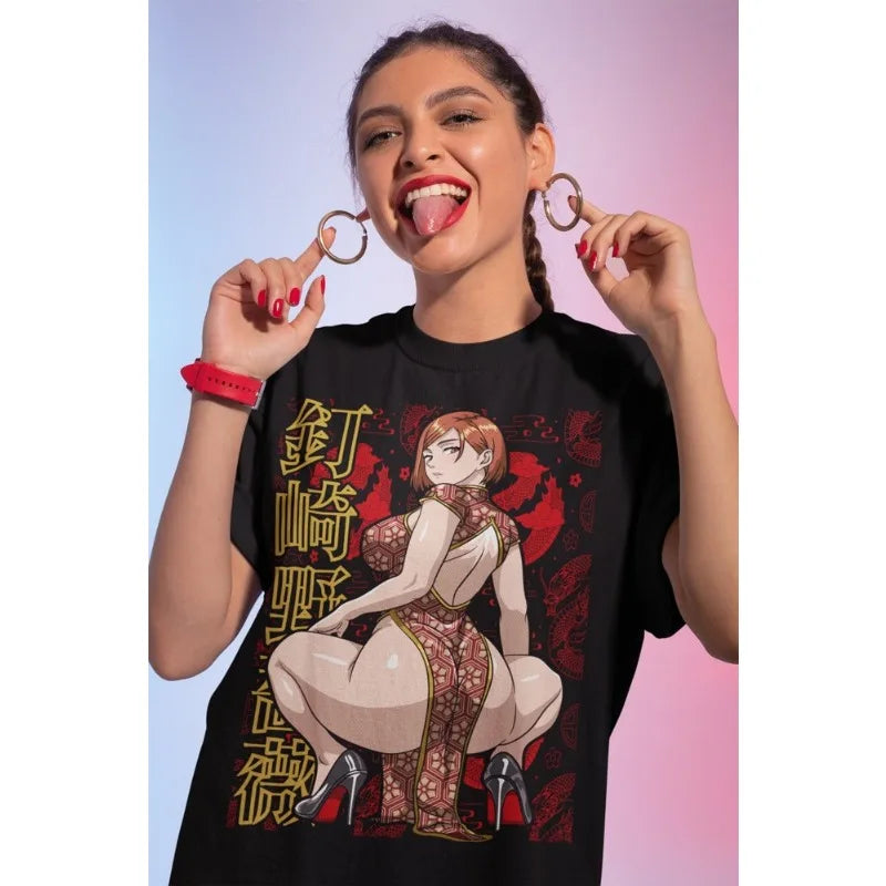 Jujutsu Kaisen – Nobara Kugisaki, Yuji & Mahito T-shirt Unisexe