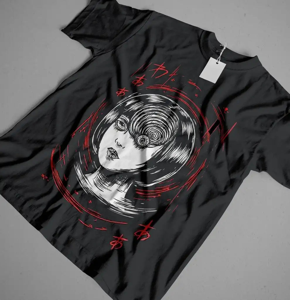 Junji Ito – Uzumaki Spirale (Kirie Goshima) T-shirt Unisexe