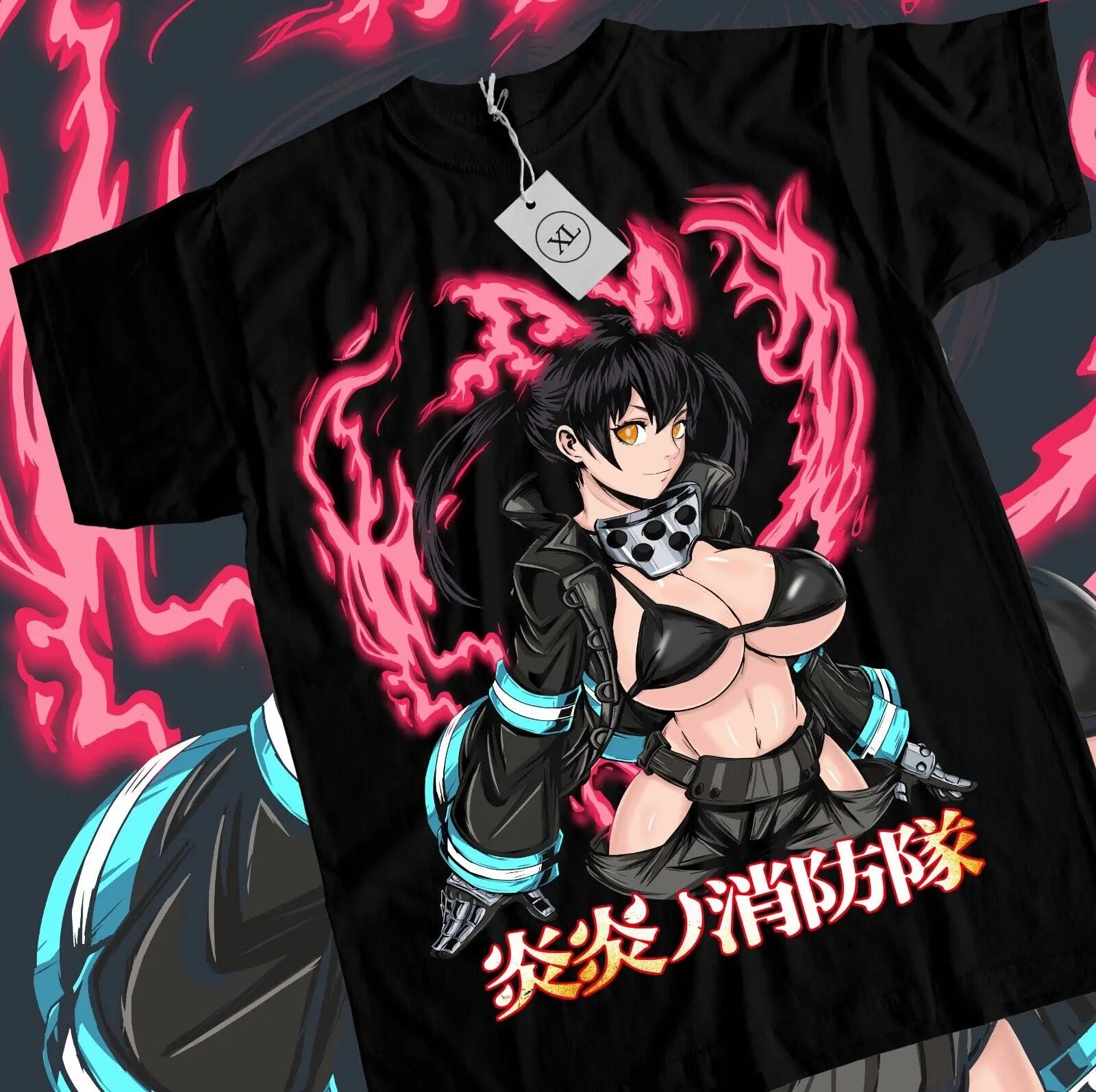 Fire Force – Tamaki, Shinra & Benimaru T-shirt Unisexe