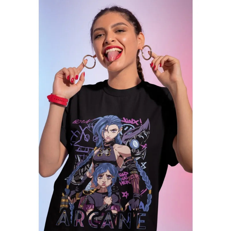 Arcane – Jinx T-shirt Unisexe