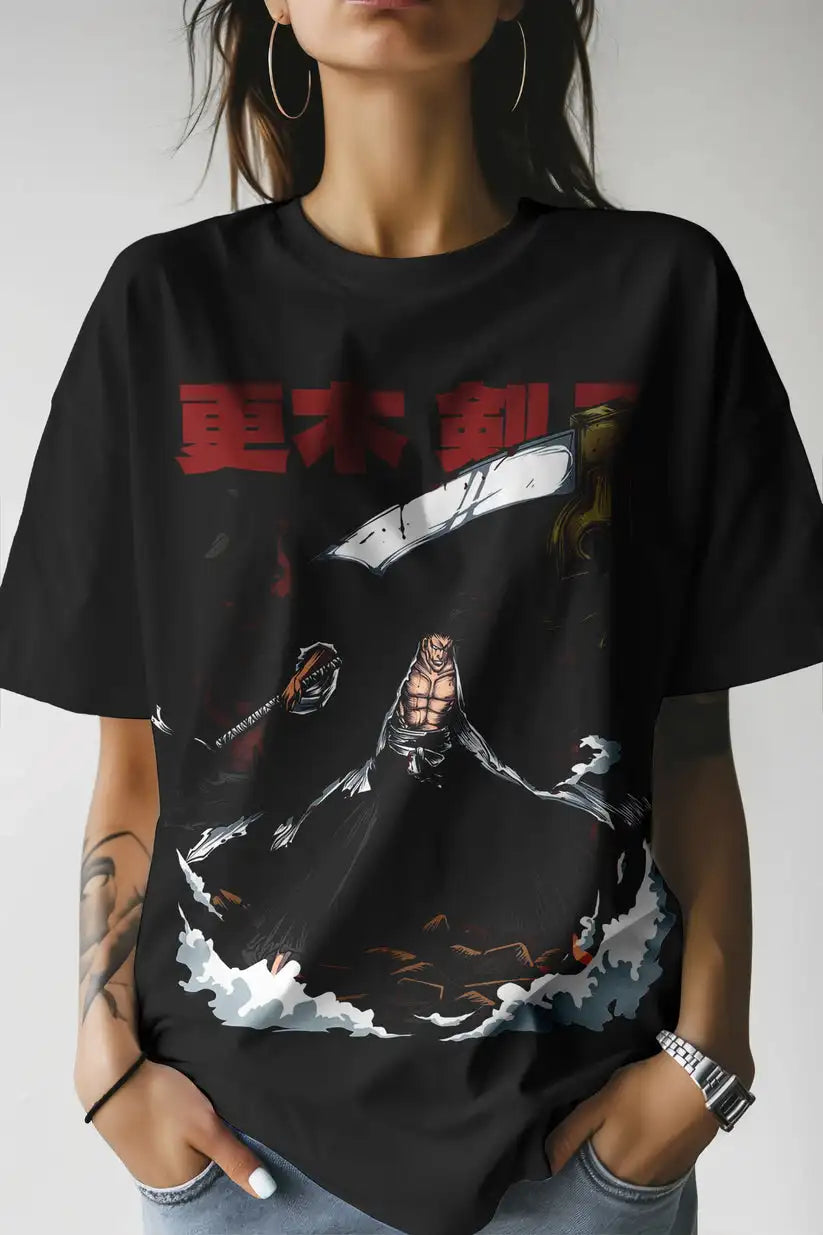 Bleach – Zaraki Kenpachi Bankai T-shirt Unisexe