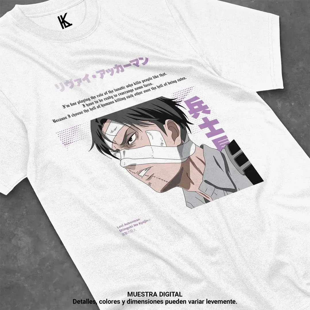 Attack on Titan – Levi Ackerman Vintage Special V16 T-shirt Unisexe