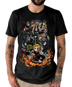 Demon Slayer – Piliers & Ex-Piliers en Combat T-shirt Unisexe