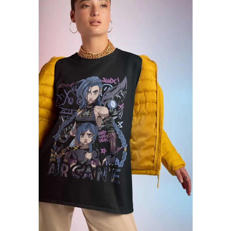 Arcane – Jinx T-shirt Unisexe