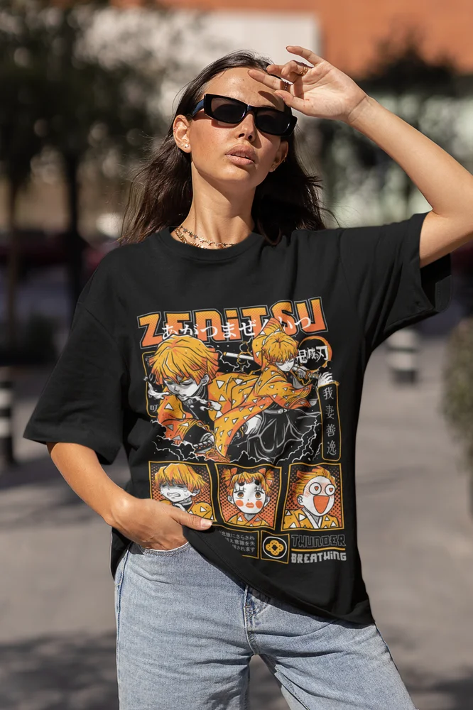 Demon Slayer – Agatsuma Zenitsu T-shirt Unisexe